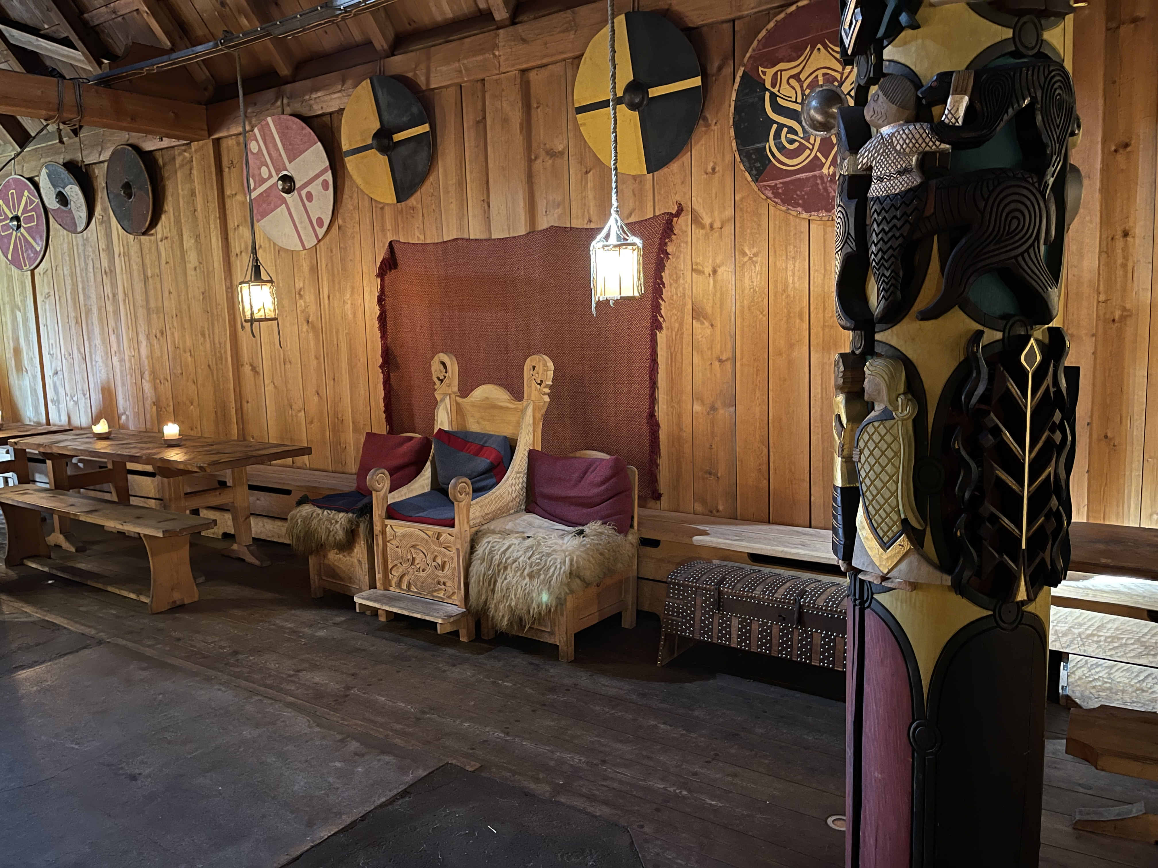 Reconstitution d’un grand hall à Borre